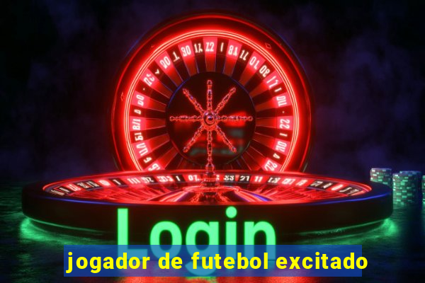 jogador de futebol excitado